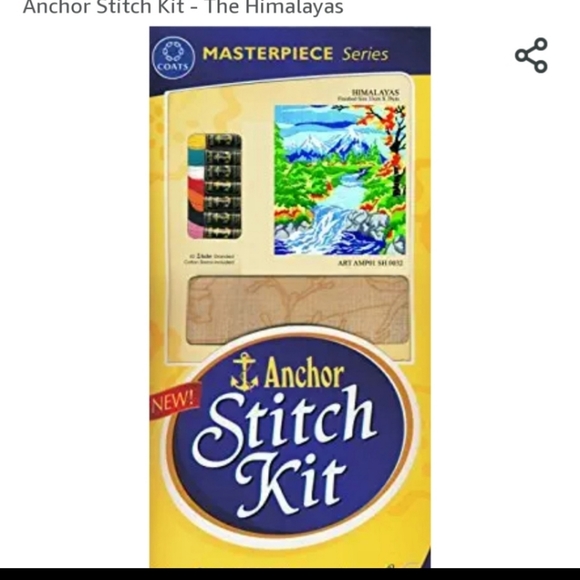 Anchor Stitch Kit The Himalayas Masterpiece Series Needle Includes - Picture 1 of 7